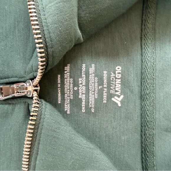 Old Navy women’s Bounce Fleece Half-Zip Pullover Sweatshirt size L NWT - Picture 6 of 11